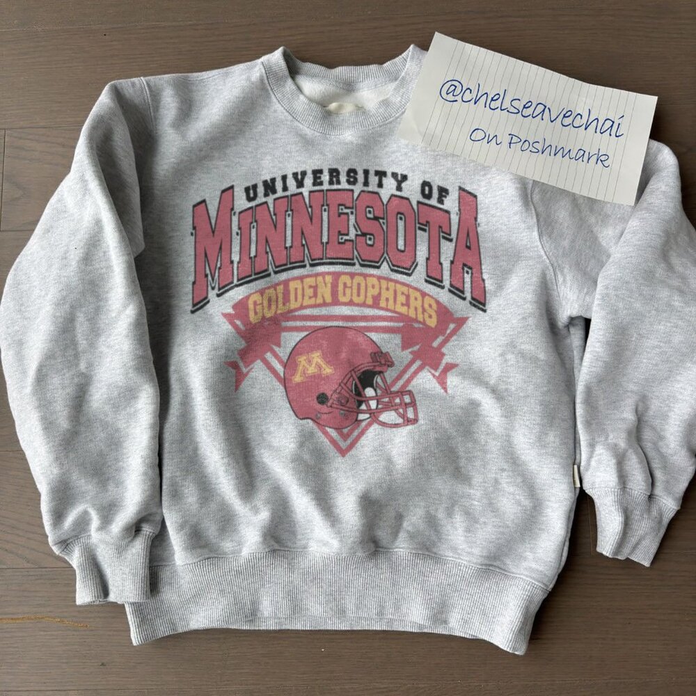 Vintage Minnesota Golden Gophers Football Sweatshirt, University of Minnesota